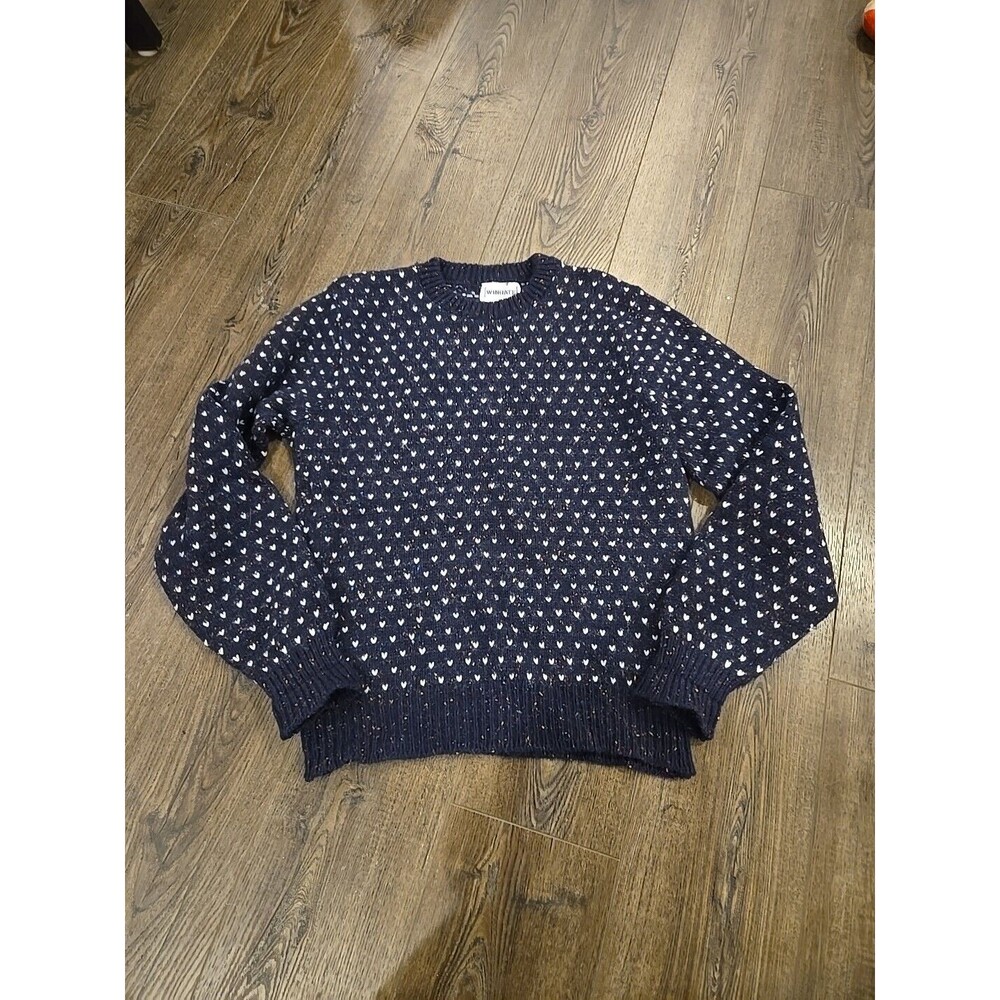 Vintage Wingate Wool Blend Swester Mens Large~Navy Blue